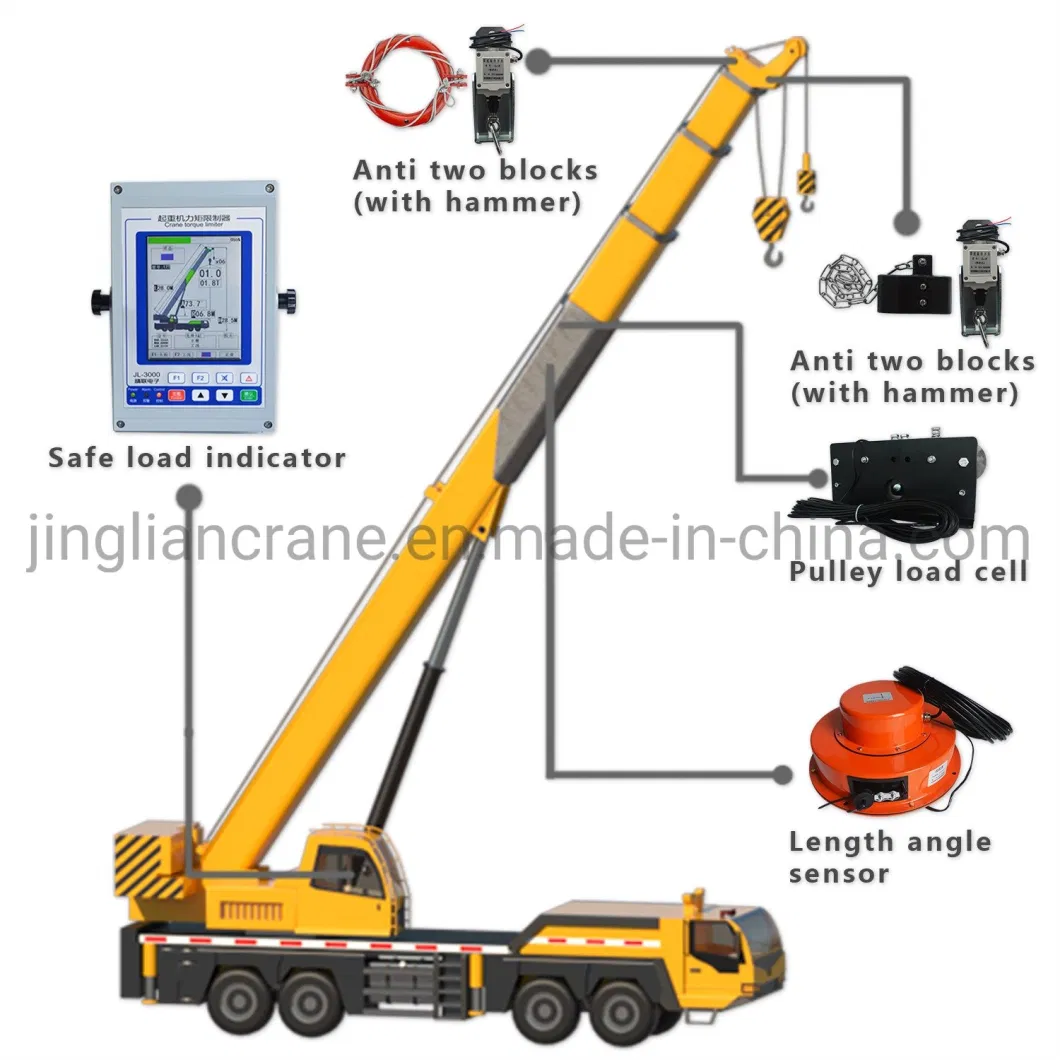 China Supply Hydraulic Crane Spare Parts Safety Load System Truck Mounted Crane All Terrain Crane Rough Terrain Crane Lorry Crane