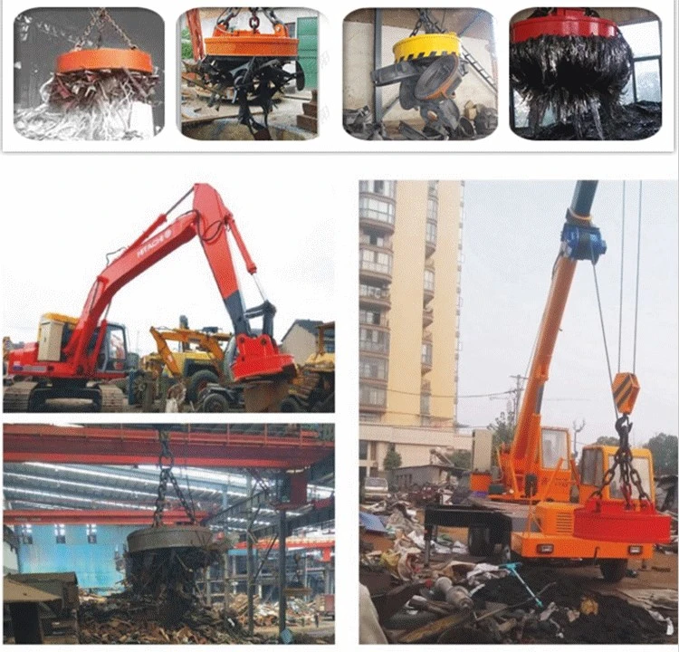 Industrial Circular Type Crane Lifting Electromagnet for Steel Scraps Lifting MW5