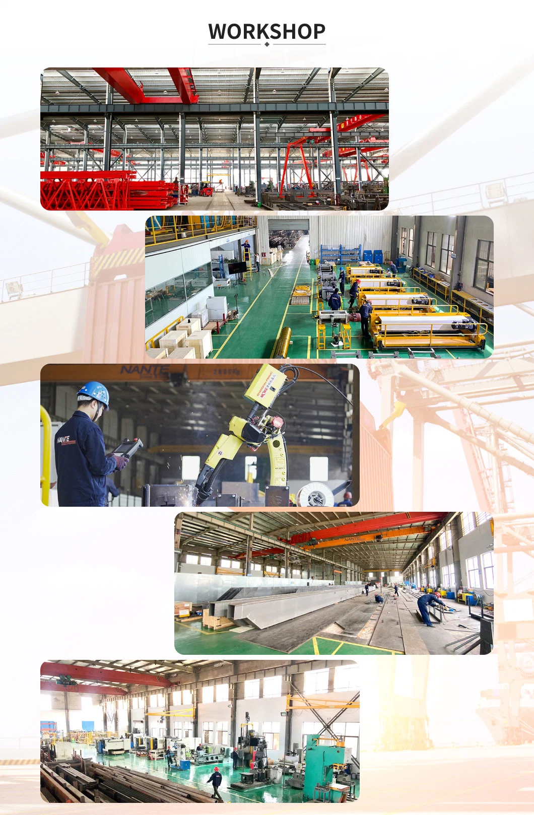 16t Single Girder Truss Type Gantry Crane with Hoist for Precast Beam Field