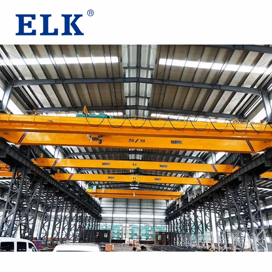 15 Ton Industrial Workstation Double Beam Overhead Bridge Crane