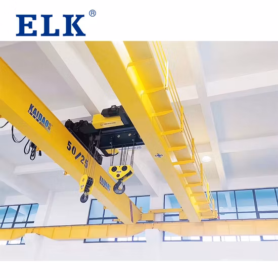15 Ton Industrial Workstation Double Beam Overhead Bridge Crane